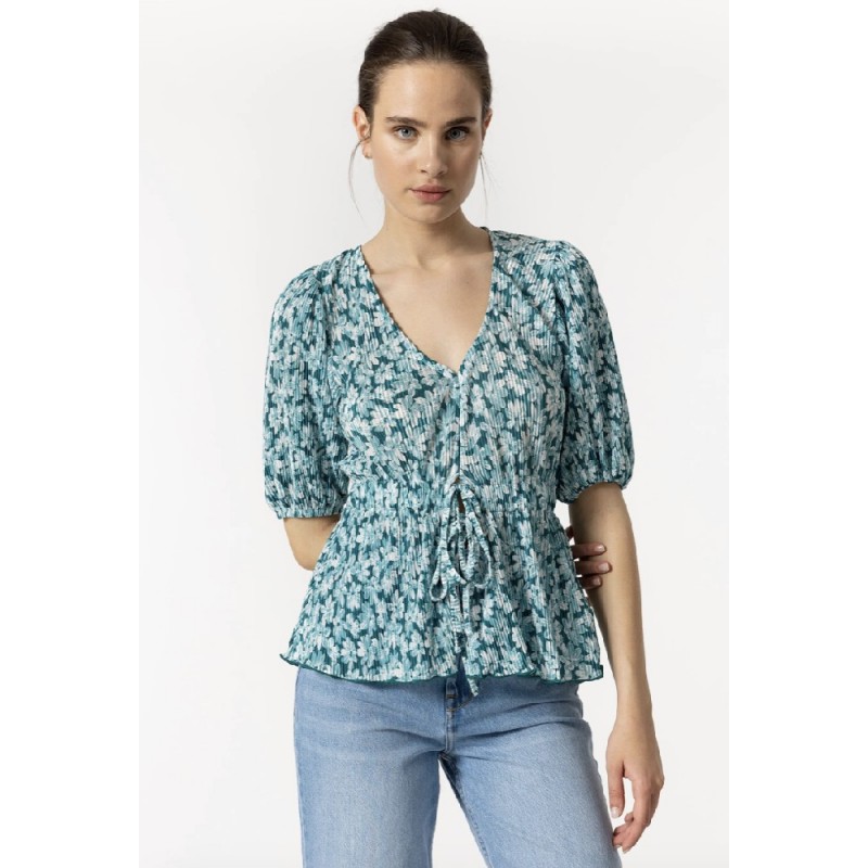 3397 VERDE BLUSA POMPOM_C 3397 VERDE BLUSA POMPOM_C